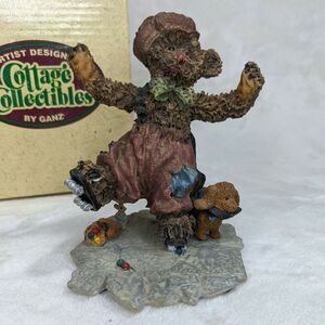 UH OH - Cottage Collectibles by Ganz Bear Figurine 1995 Vintage w/ Box